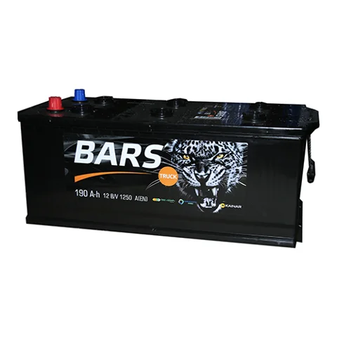 Фото: Аккумулятор 190 ''BARS'' обратная полярность (конус) 6СТ- 190