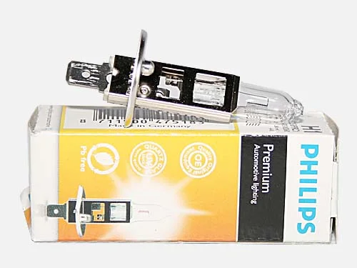 Фото: Лампа галоген. Н1 12/55 W PHILIPS Premium +30% P14.5s 12258 PR