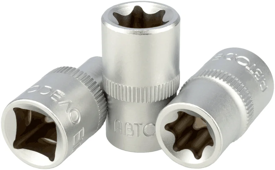 Фото: Головка торцевая TORX Е18 (1/2'') АвтоDело (39318) 39318