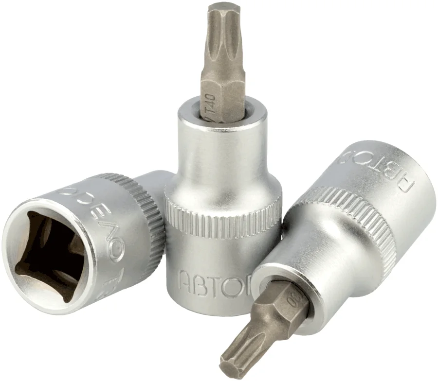 Фото: Головка торцевая со вставкой TORX T50 (1/2'') АвтоDело (39350) L=55 мм 39350
