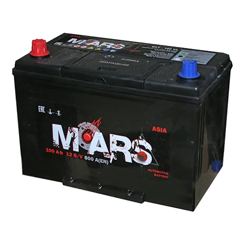 Фото: Аккумулятор 100 ''MARS Asia'' прямая полярность 800 A(1кв.2026) 595+_303*175*207/227