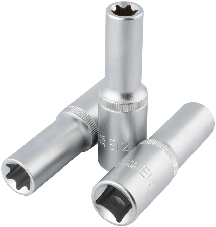 Фото: Головка торцевая TORX Е12 (1/2'') высокая АвтоDело (39222) 39222