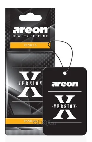 Фото: Ароматизатор подвесной картон Areon X-VERSION Ваниль 704-AXV-002