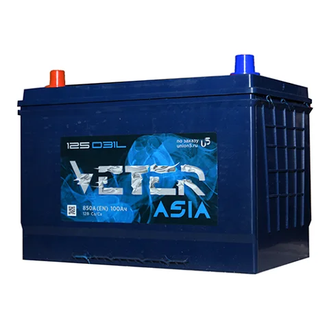 Фото: Аккумулятор 100 VETER ASIA прямая полярность 850 A (1кв.2024) 3D316001AB030